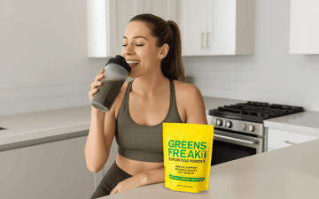 The ultimate Greens powder for convenient on the go superfood support