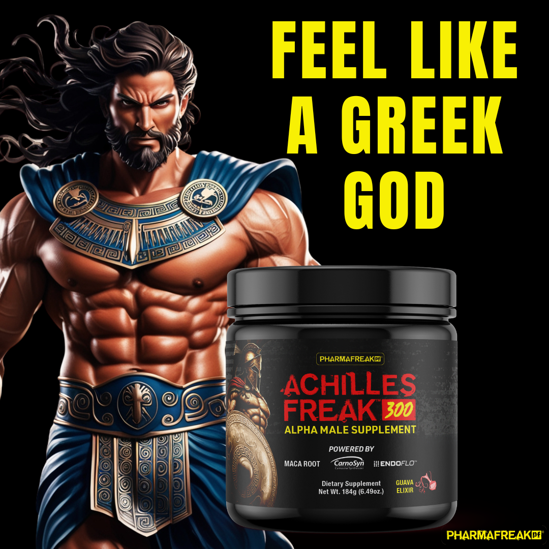 ACHILLES FREAK 300 - T-Boost, Libido, Muscle Growth, Performance - PHARMAFREAK