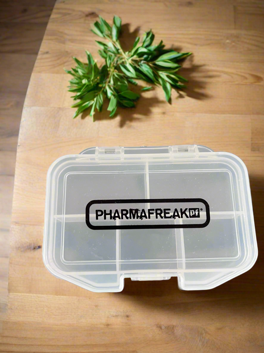 PHARMAFREAK CLEAR PILL CASE - PHARMAFREAK
