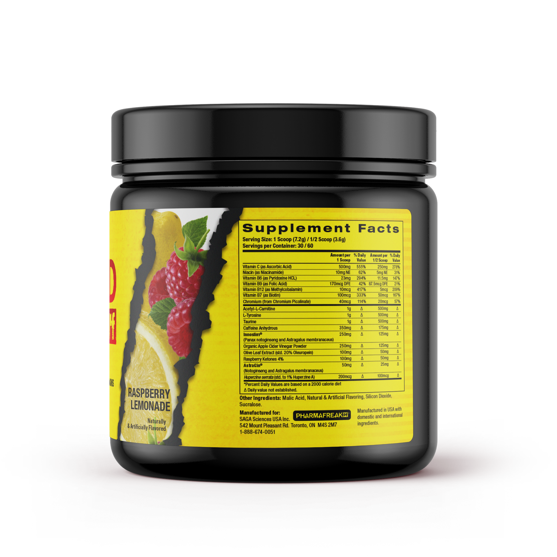 RIPPED FREAK fat burner powder - PHARMAFREAK