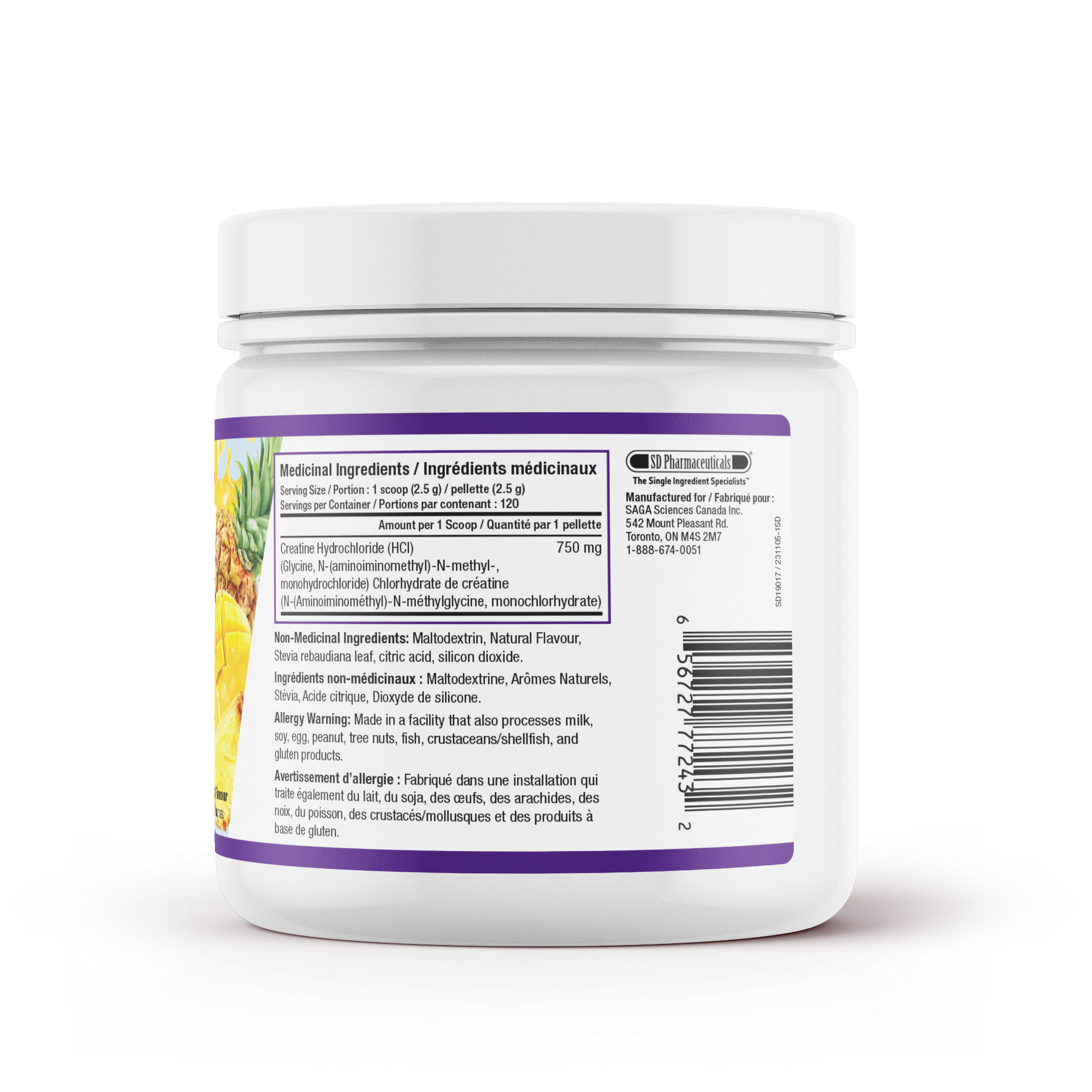 CREATINE HCL - Powerful Muscle Growth Supplement - SD Pharmaceuticals
