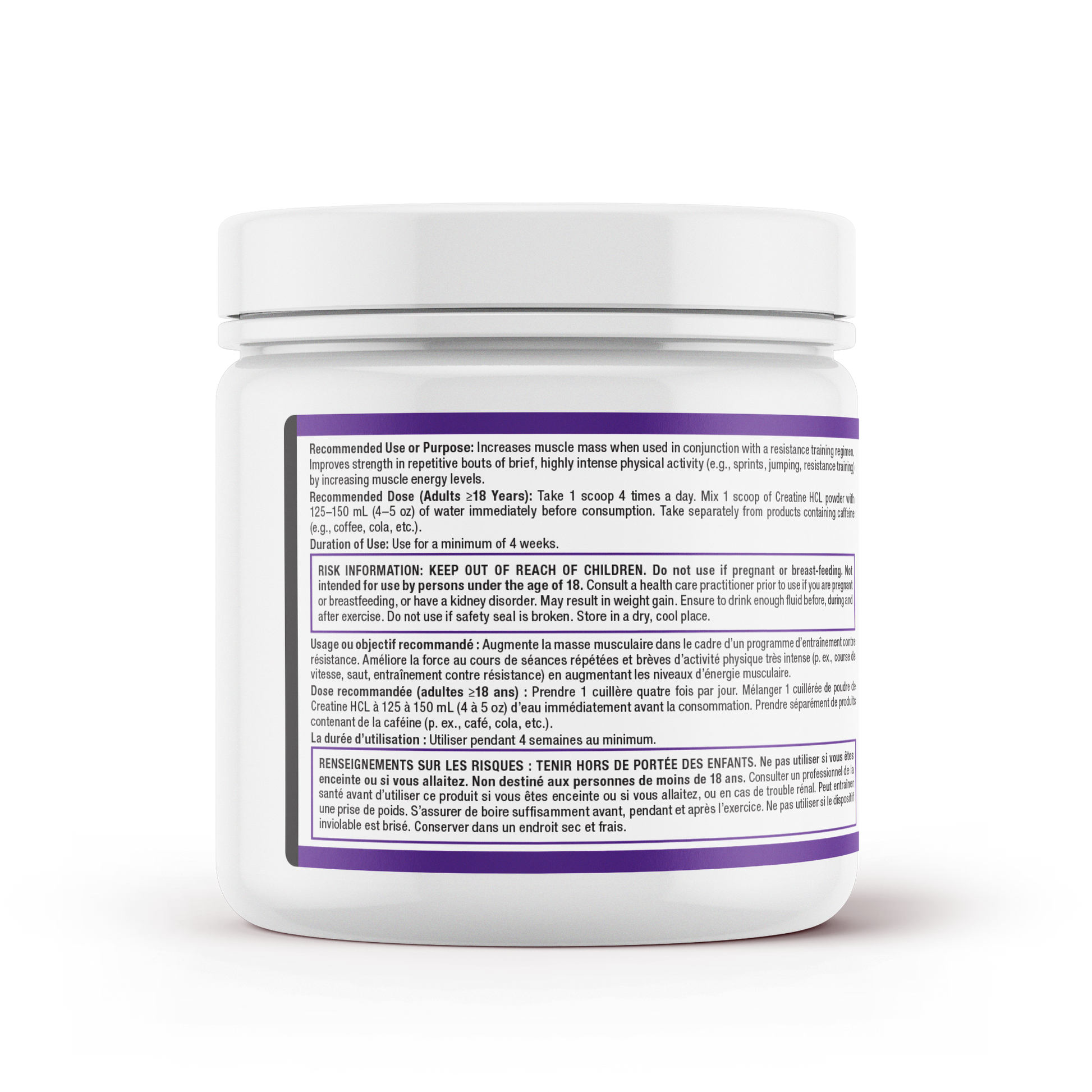 CREATINE HCL - Powerful Muscle Growth Supplement - SD Pharmaceuticals