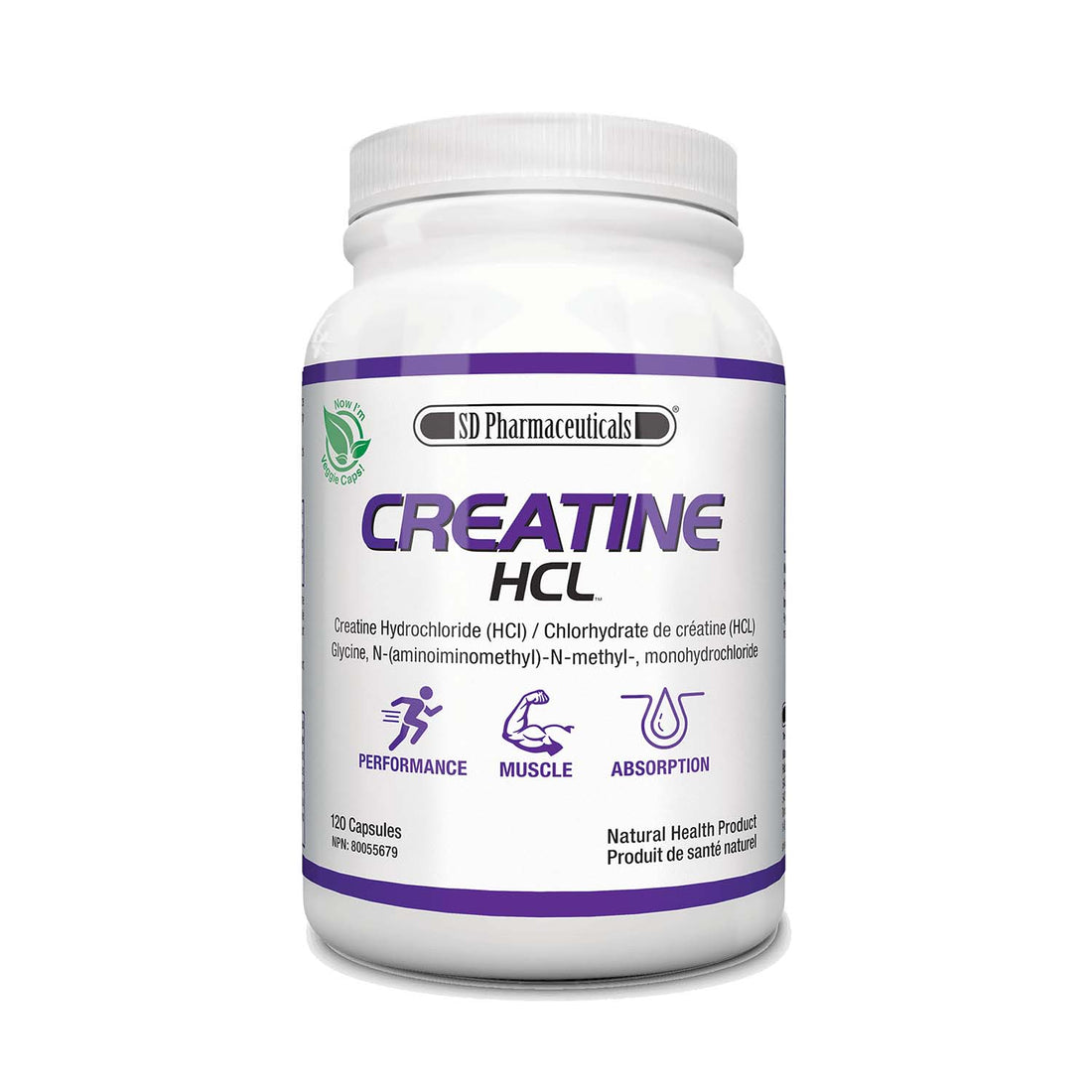 CREATINE HCL - Powerful Muscle Growth Supplement - SD Pharmaceuticals