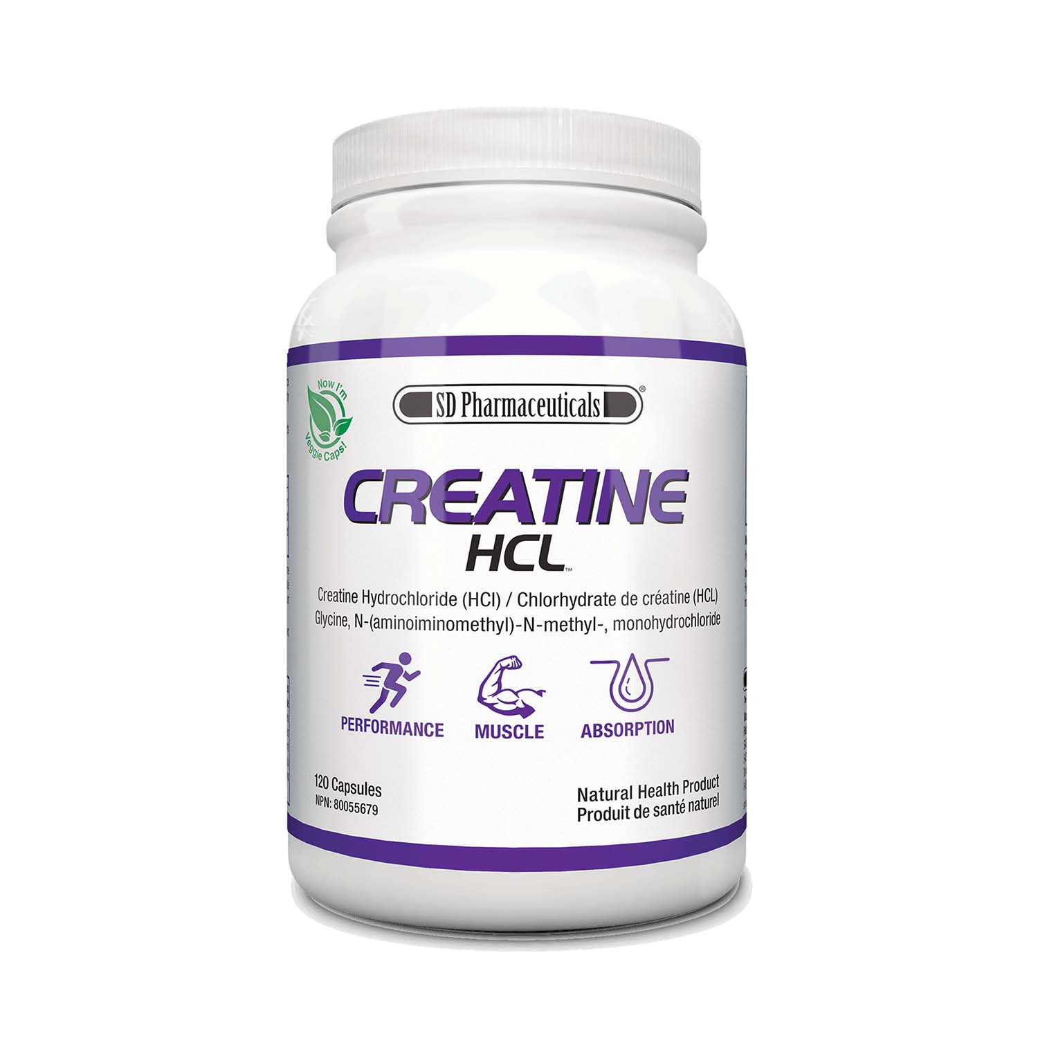 CREATINE HCL - Powerful Muscle Growth Supplement - SD Pharmaceuticals