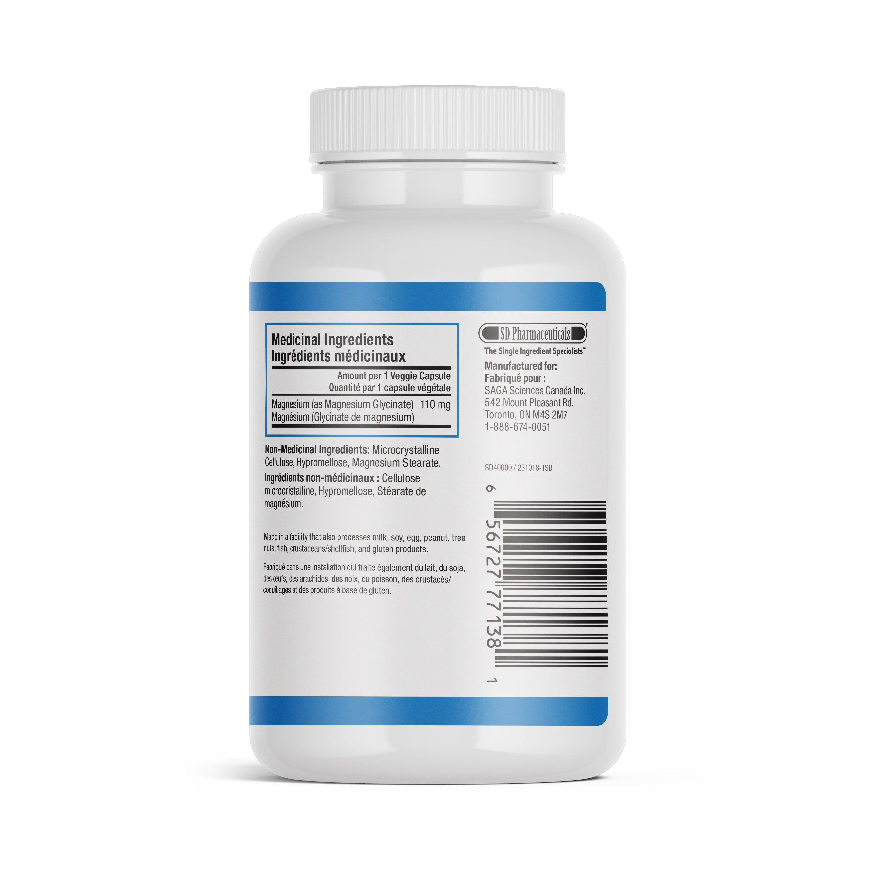 MAGNESIUM GLYCINATE - Relaxation & Sleep Support - SD Pharmaceuticals
