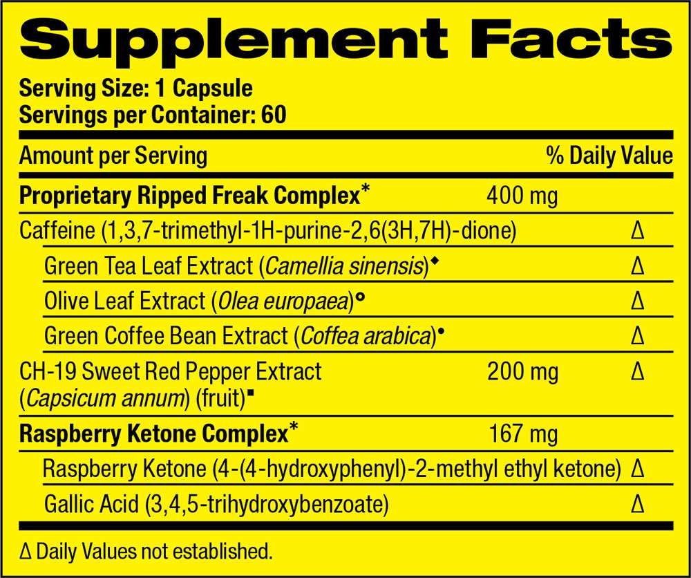 RIPPED FREAK HYBRID FAT BURNER - PHARMAFREAK