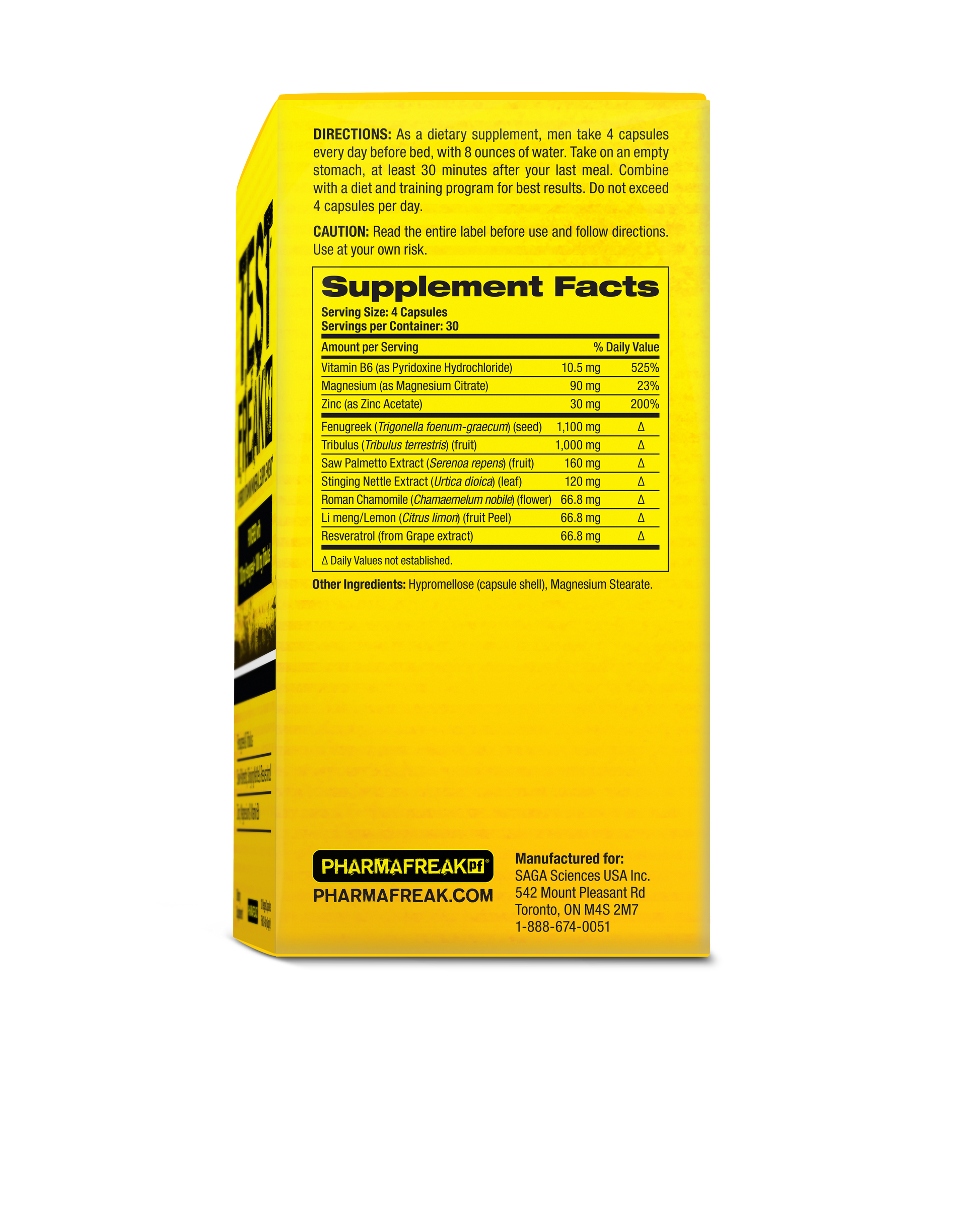 TEST FREAK - Our Original T Boosting Formula - PHARMAFREAK